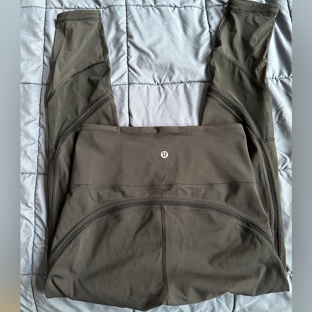 Black lululemon leggings. Size 4
